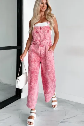 Always Problematic Mineral Wash Overalls (Vintage Ruby)