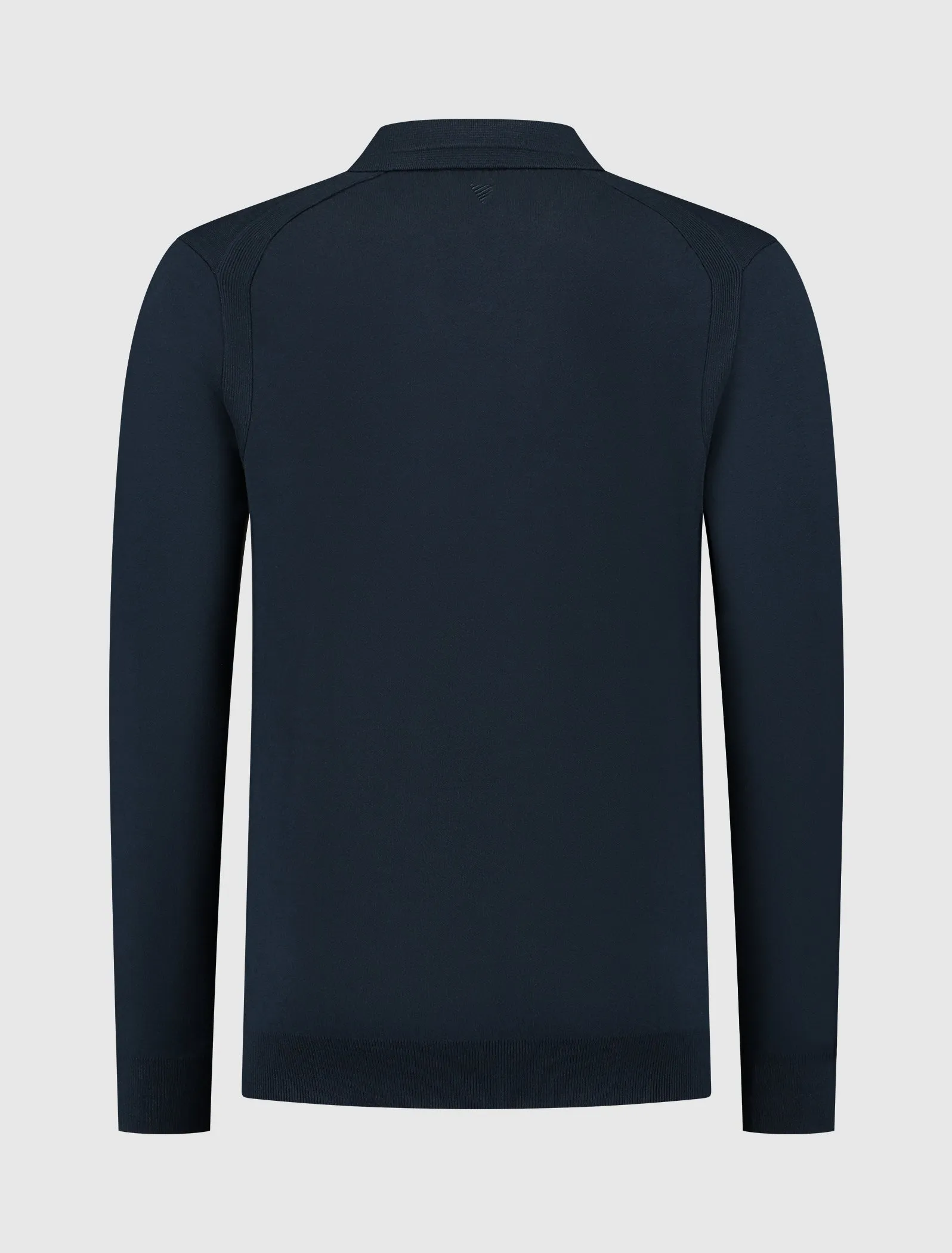 Buttonless Polo Knitwear | Navy