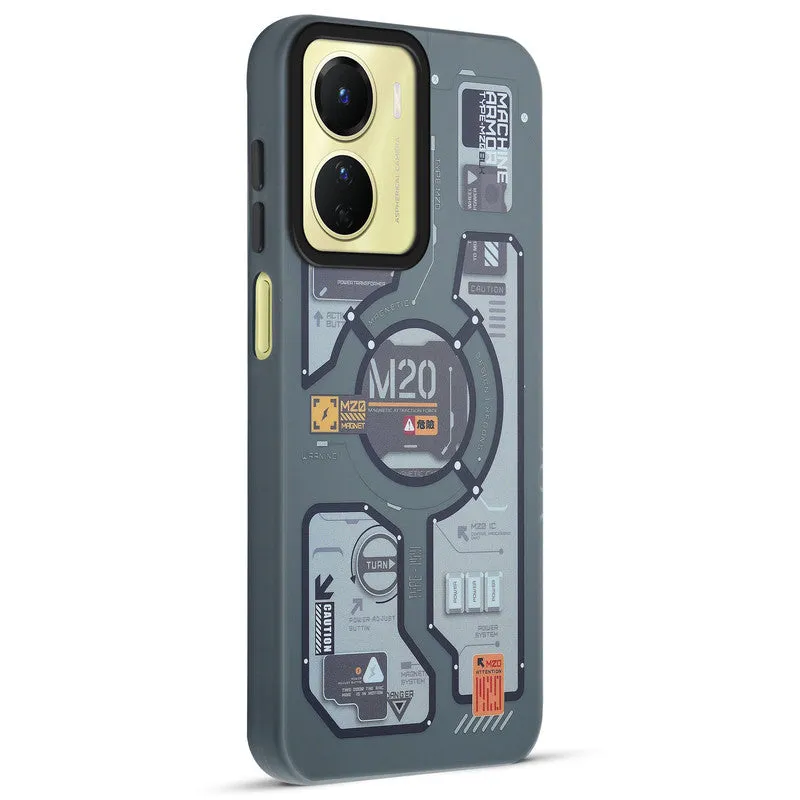 Circuit Printed Back Cover Case Vivo Y16