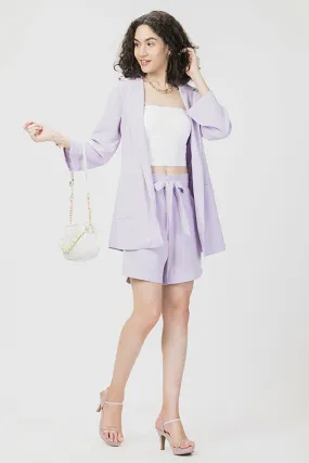 Frenchy Blazer-Shorts Co-ord