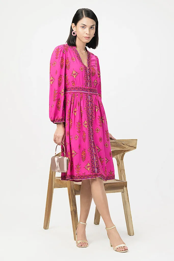 Jaipur Floral Midi Dress