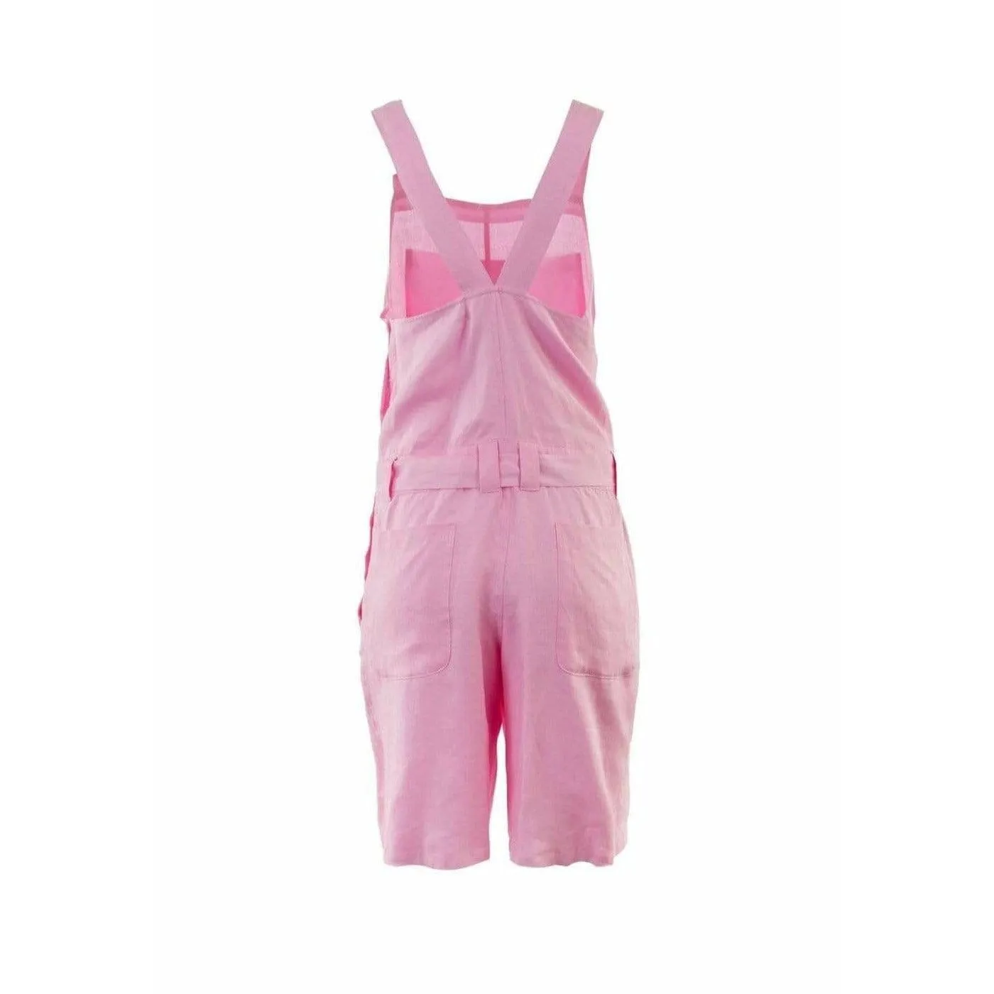 Junya Watanabe Pink Linen Short Overalls