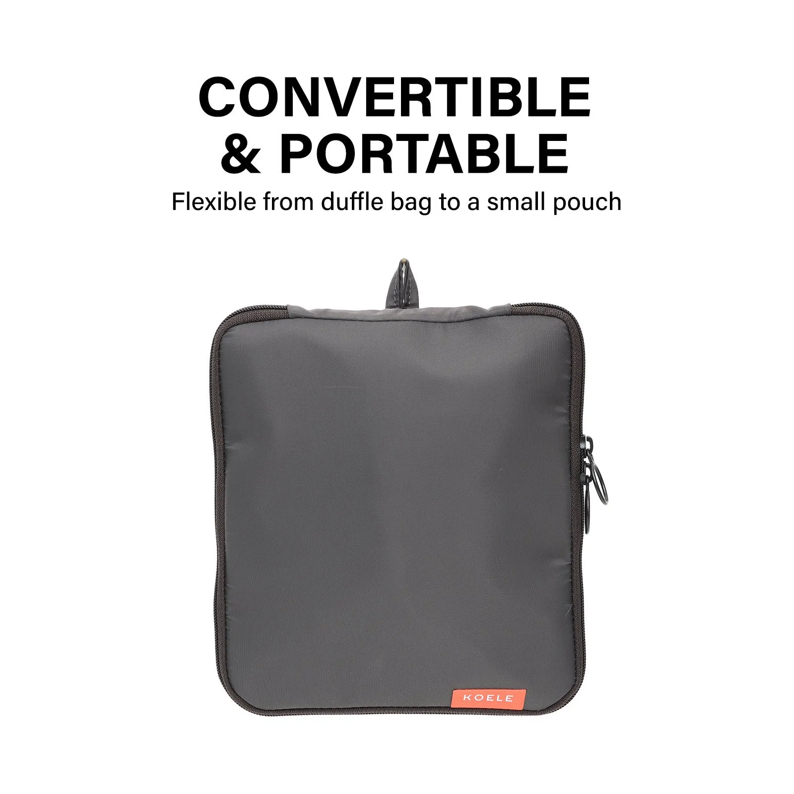 Large Waterproof Foldable Travel Duffle Laptop Bag - KOELE