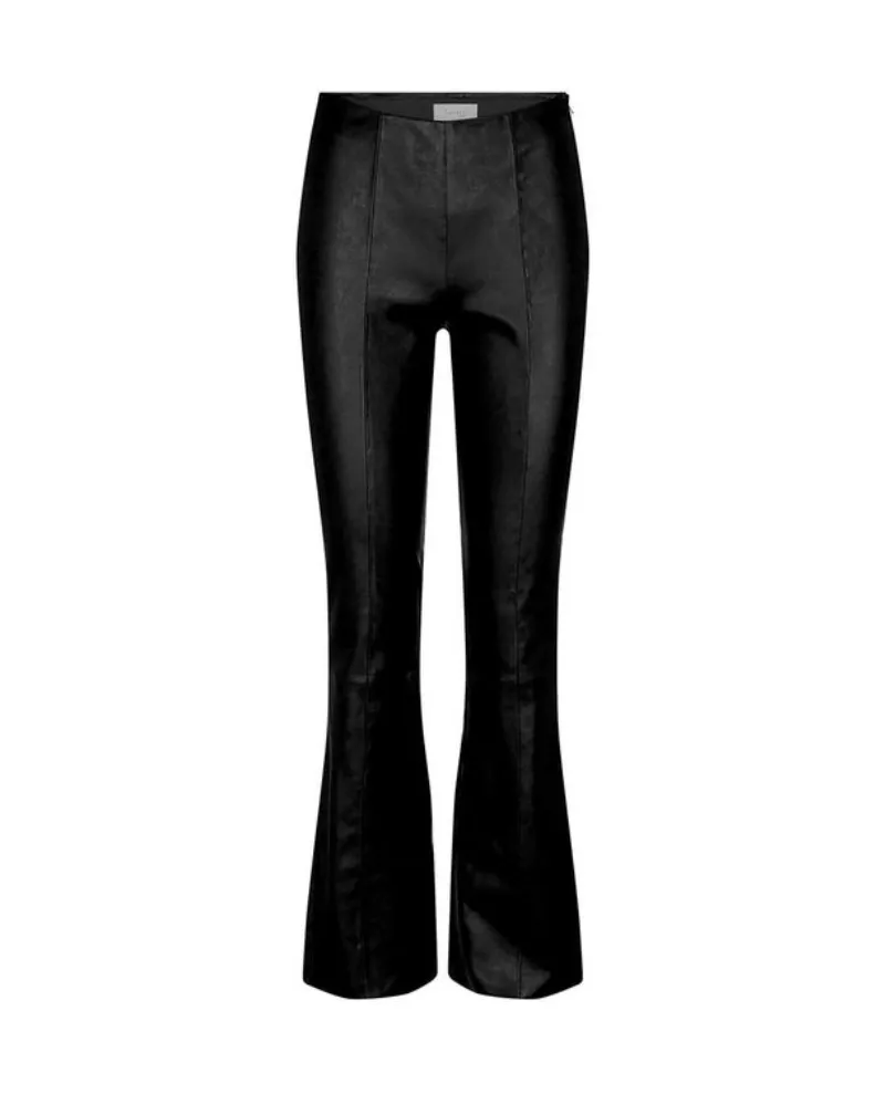 Levete Room Gloria Black Leather Trousers