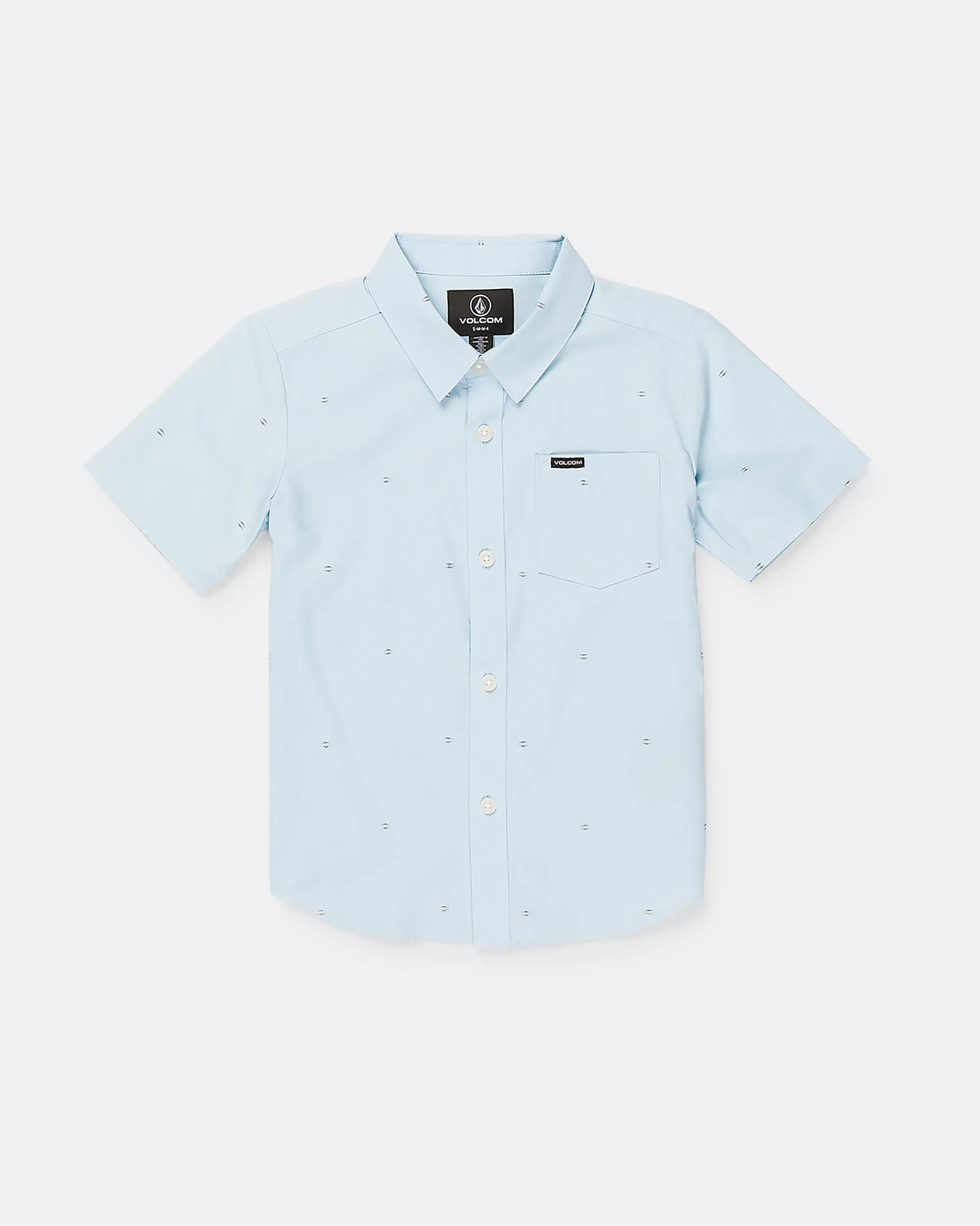 Little Boys Bankstone Short Sleeve Shirt - Light Blue