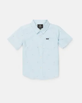 Little Boys Bankstone Short Sleeve Shirt - Light Blue