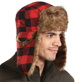 Plaid Bomber Hat