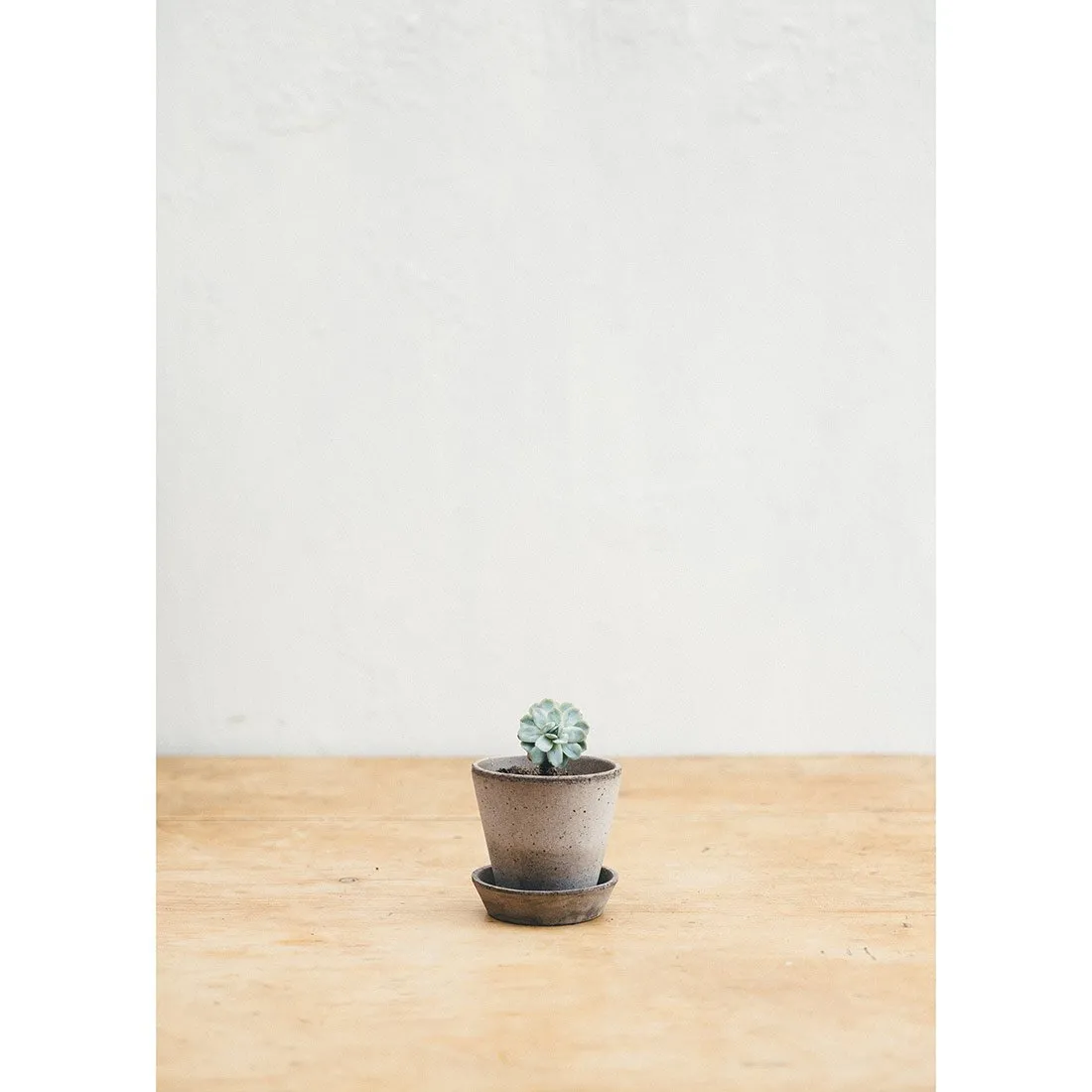 Rustic Antique Grey Plant Pot