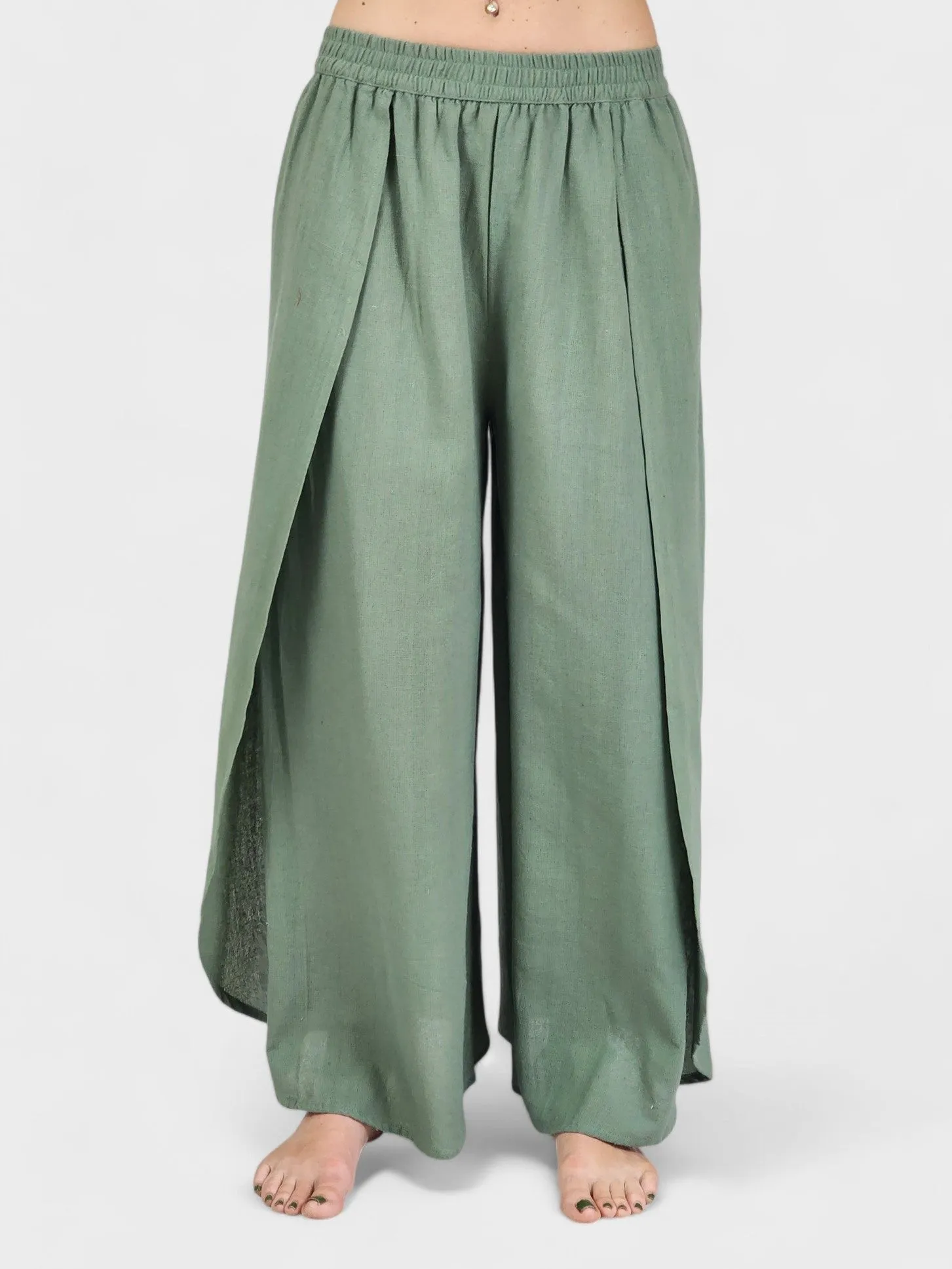 Sage Jute Fly Away Trousers