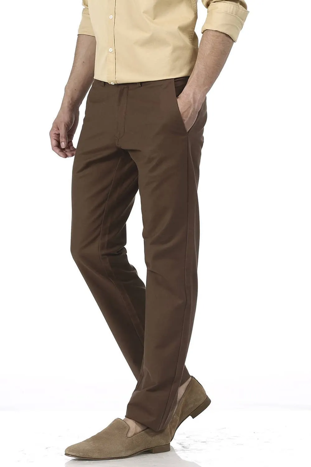 Tapered Fit Satin Trouser