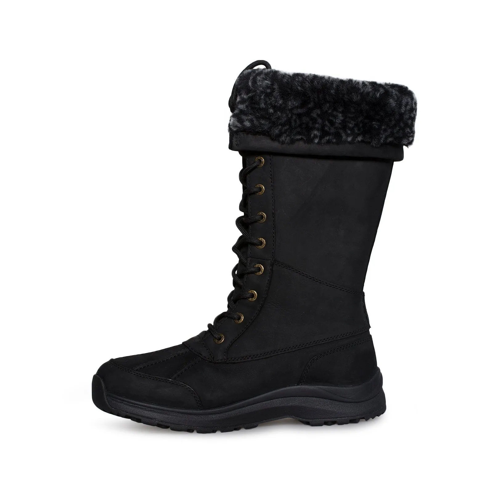 UGG Adirondack Tall III Leopard Black Boots